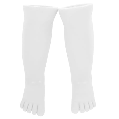 JECOMPRIS Kinderfüße Babyfußform Fußpuppe Für Socken Mannequin-fuß Mannequin-füße Füße Schaufensterpuppe Gefälschter Fuß Füße Modell Mannequin Schaufensterpuppe Fuß Schuhmodell Weiß Magnet von JECOMPRIS