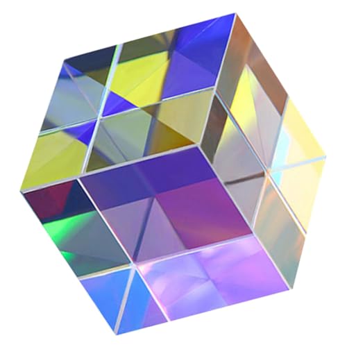 JECOMPRIS Prisma Prismendekorationen Dekor für Büro Desktop-Prismendekoration büroradio offic spiegelfolie Fensterprismen Regenbogenmacher Hängendes Dekor aus Glasprismen Kristall Colorful von JECOMPRIS