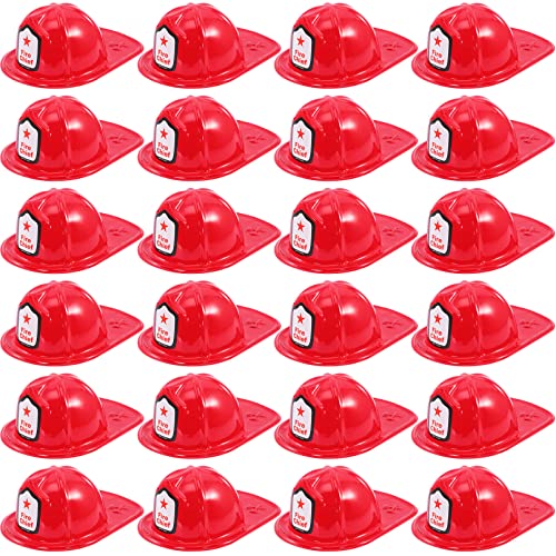 JEFFOUOO 24 Stück Feuerwehrhelm Kinder, Roter Feuerwehrhelm, Feuerwehrmann Hut für Kinder und Erwachsene JEFFOUOO 24 Stück Feuerwehrhelm Kinder, Roter Feuerwehrhelm, Feuerwehrmann Hut für Kinder und Erwachsene von JEFFOUOO