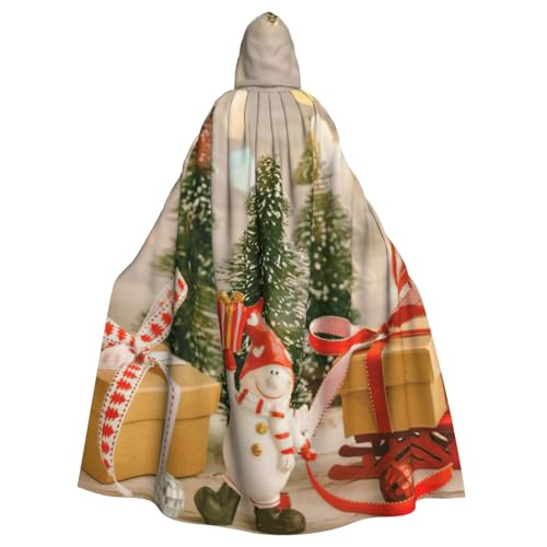 JEJEA Umhang mit Kapuze, Motiv: Weihnachtsbaum, Ball, Sterne, Hexe, Zauberer, Kapuzenumhang, für Erwachsene, Halloween, Party, Umhang, für Hexe, Vampir, Cosplay-Kostüm JEJEA Umhang mit Kapuze, Motiv: Weihnachtsbaum, Ball, Sterne, Hexe, Zauberer, Kapuzenumhang, für Erwachsene, Halloween, Party, Umhang, für Hexe, Vampir, Cosplay-Kostüm von JEJEA