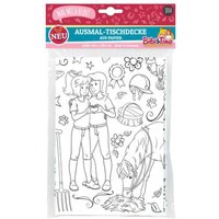 Mal Mich Bunt Ausmal-Tischdecke aus Papier, Motiv Bibi und Tina Mal Mich Bunt Ausmal-Tischdecke aus Papier, Motiv Bibi und Tina von JEKA Papier und Spielwaren