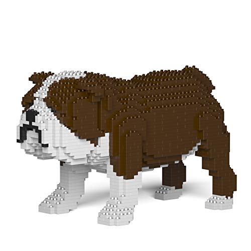 JECKA Animal Building Blocks for Kidults English Bulldog 01S-M01 von JEKCA