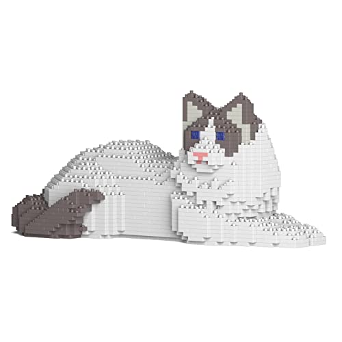 JECKA Animal Building Blocks for Kidults Ragdoll Cat 03S-M02 von JEKCA