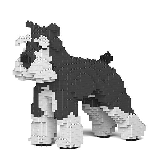 JECKA Animal Building Blocks for Kidults Standard Schnauzer 01S-M01 von JEKCA