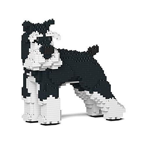 JECKA Animal Building Blocks for Kidults Standard Schnauzer 02S-M02 von JEKCA