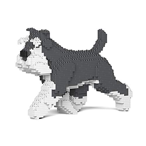 JECKA Animal Building Blocks for Kidults Standard Schnauzer 03S-M01 von JEKCA