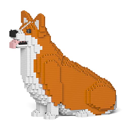 JECKA Animal Building Blocks for Kidults Welsh Corgi 03S-M01 von JEKCA