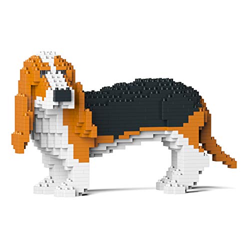 JEKCA | Basset Hound, Bausteine, Sammlerskulpturen, perfekte Geschenkidee von JEKCA