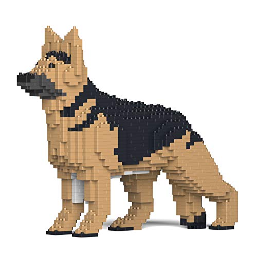 JEKCA | German Shepherd 01S-M01 - Bausteine-Kit, Block-Skulpturen zum Bauen, Sammler-Kit, Perfekte Geschenkidee von JEKCA