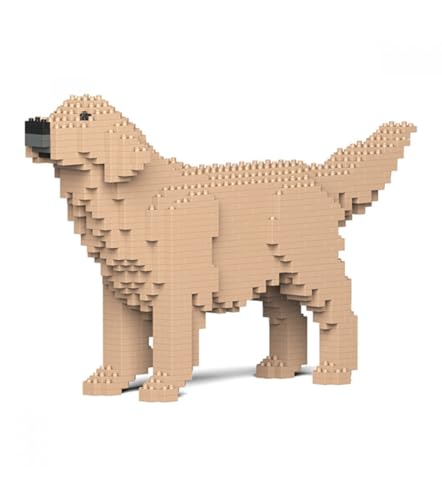 JEKCA | Golden Retriever 02S-M03 - Bausteine, Bausteine, Skulpturen aus Blöcken zum Selberbauen, Sammelset, perfekte Geschenkidee von JEKCA