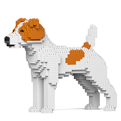 JEKCA | Jack Russell Terrier 01S-M01 - Bausteine-Kit, Block-Skulpturen zum Bauen, Sammeln, Perfekte Geschenkidee von JEKCA