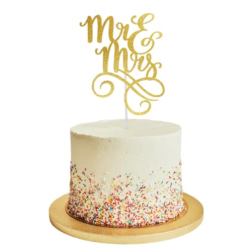 Cake Topper Mr and Mrs Deko Hochzeit, Cake Topper Hochzeit, Hochzeitstorte Deko, Kuchendeko Hochzeits Mr und Mrs, Gold Cake Topper Mr and Mrs Deko Hochzeit, Cake Topper Hochzeit, Hochzeitstorte Deko, Kuchendeko Hochzeits Mr und Mrs, Gold von JEKUGOT