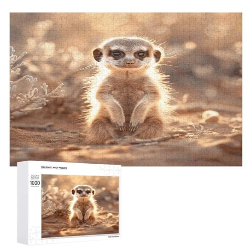 Puzzle 1000 500 300 Teile Personalisierte Fotos Puzzle mit Aufbewahrungstasche Sitzen auf dem Boden Puzzles Herausfordernde Bilderpuzzle Männer Frauen Wohnkultur Holzpuzzles für Familie von JEKYQ