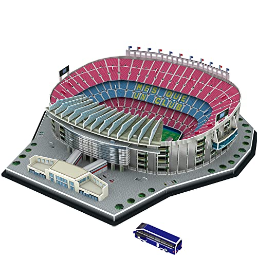 3D Klein Fußballstadion Puzzle Spielzeug Modell Bauen Baukästen für Kinder(NOU Camp Stadium) von JEMPET