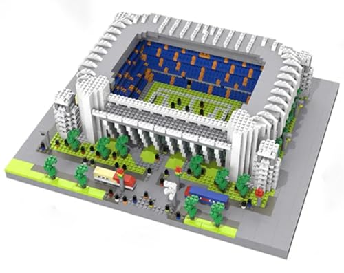 3D-Puzzle Building Fußballstadion des Modell zum Zusammenbau mit Nanoblöcken - Mehr als 4000 Stück (Bernabeu) von JEMPET