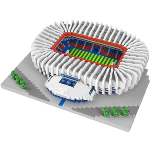 3D-Puzzle Building Fußballstadion des Modell zum Zusammenbau mit Nanoblöcken - Mehr als 4000 Stück von JEMPET