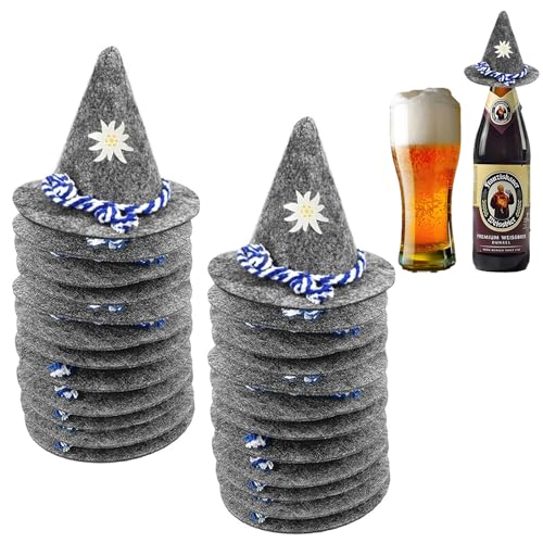 JEONDFG 24 Stück Mini Oktoberfest Hut mit Blumen,Oktoberfest Deko Seppelhut Klein Filzhut,Mini Oktoberfest Hut Klein,Filzhut Trachtenhütchen Deko,für Karneval Oktoberfest JEONDFG 24 Stück Mini Oktoberfest Hut mit Blumen,Oktoberfest Deko Seppelhut Klein Filzhut,Mini Oktoberfest Hut Klein,Filzhut Trachtenhütchen Deko,für Karneval Oktoberfest von JEONDFG