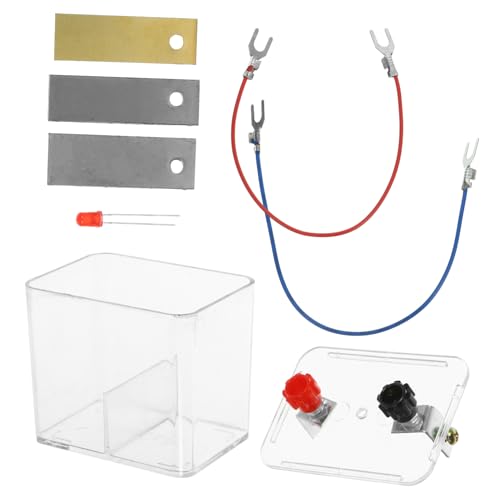 JEWEDECO 1 Satz Batterie Experimentierausrüstung Wissenschafts Kit Kartoffelbatterie Experimentier Kit Experimentelle DIY Obstbatterie Obstbatterie Herstellungs Kit Obstbatterie von JEWEDECO