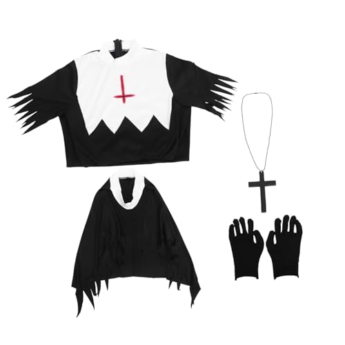 JEWEDECO 1 Satz Halloween-kleider Halloweenkostüm Dekoration Damenbekleidung Lustige Partykostüme Kleidung Für Cosplay Gruseliges Halloween-outfit Halloween-kleidung Frauenkostüm Polyester von JEWEDECO