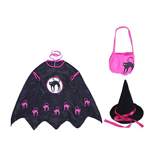 JEWEDECO 1 Satz Hexenkostüm Prinzessinnenkostüm für Mädchen Vampir- -Cosplay Fee kinderkostüme halloween kinderkostum halloween darstellendes Mädchenkostüm Festival-Hexenkleid Polyester von JEWEDECO