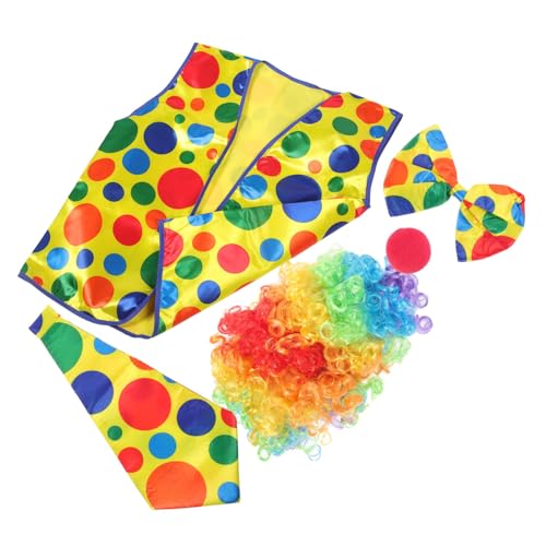 JEWEDECO 1 Set Clown Zubehör Clown Outfit Stoff Clown Fliege von JEWEDECO