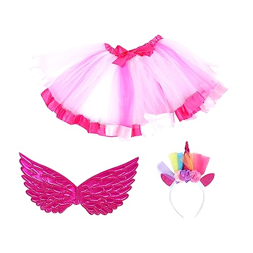 JEWEDECO Partykleid-set Für Kinder Mit Stirnband Und Rock Für Kinder-auftrittskostüme von JEWEDECO