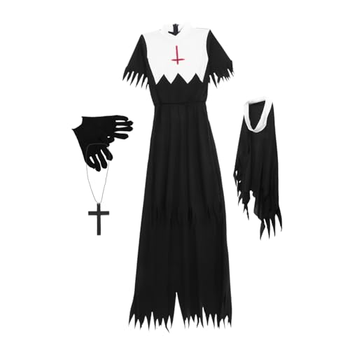 JEWEDECO 1 Set Halloween Kleider, Gruseliges Halloween Outfit, Halloween Dekorationen, Horror Kostüm, Halloween Kostüme Für Frauen, Halloween Kleidung Für Frauen, Cosplay Kostüm, Halloween von JEWEDECO