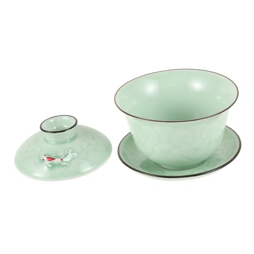 JEWEDECO 1 Set Keramikschüssel Set, Keramik Wasserbecher, Dekorativer Becher, Teetasse, Keramikbecher Mit Deckel, Frühstückstasse, Kleiner Wasserbecher, Tragbarer Kaffeebecher, Keramik von JEWEDECO