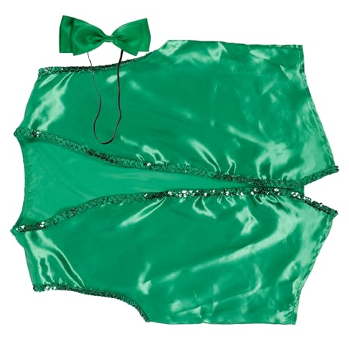 JEWEDECO 1 Set Partykleidung Cosplay Partyweste St Patrick'S Day Kostüm Cosplay Party Weste Cosplay Weste Dekorative Weste Dekorative Weste St Patrick'S Day Weste Grün von JEWEDECO