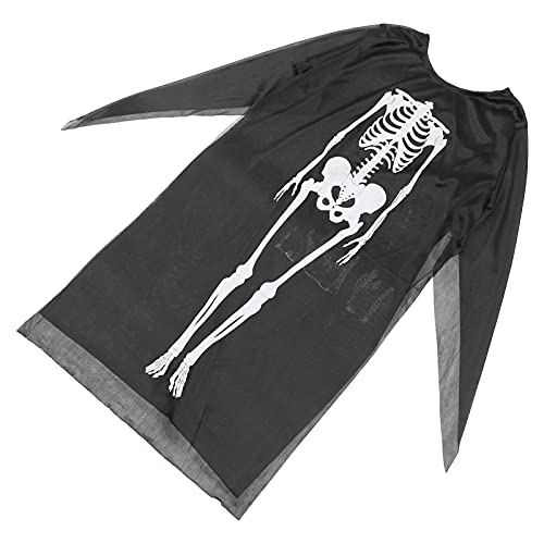 JEWEDECO 1 Stück Halloween Schreckliches Skeleton Kreatives Cosplay-kostüm Für Kinder Erwachsene von JEWEDECO