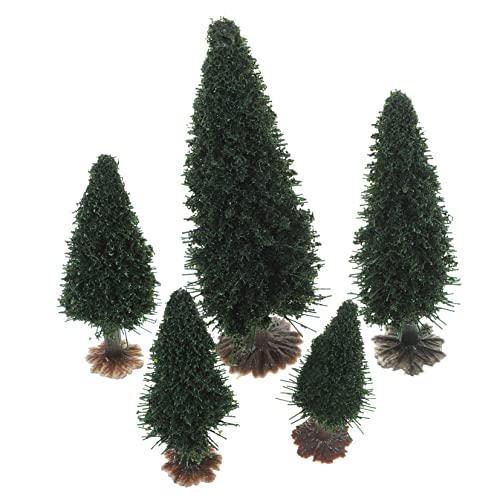 JEWEDECO 15Pcs Kleinbaum Landschaft Modell Mini Sand Table Pflanzenmodell Mini -Bäume Für Handwerksminiaturbäume Für Handwerksmodellbaum Kulissen DIY -Bäume Baum Schmücken Simulationsbaummodell von JEWEDECO