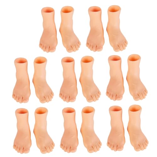 JEWEDECO 16 Stück Teiliges Finger fuß Puppen Weichem Gummi Pädagogisches Lernspielzeug zur Kognitiven für Kindergarten Realistische Fußform Geeignet für Interaktives Unterrichtsmaterial JEWEDECO 16 Stück Teiliges Finger fuß Puppen Weichem Gummi Pädagogisches Lernspielzeug zur Kognitiven für Kindergarten Realistische Fußform Geeignet für Interaktives Unterrichtsmaterial von JEWEDECO
