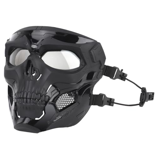 JEWEDECO 1PC Taktische Schädelmaske Vollgesicht Für Halloween Cosplay Survival Spiele Und Maskenpartys von JEWEDECO