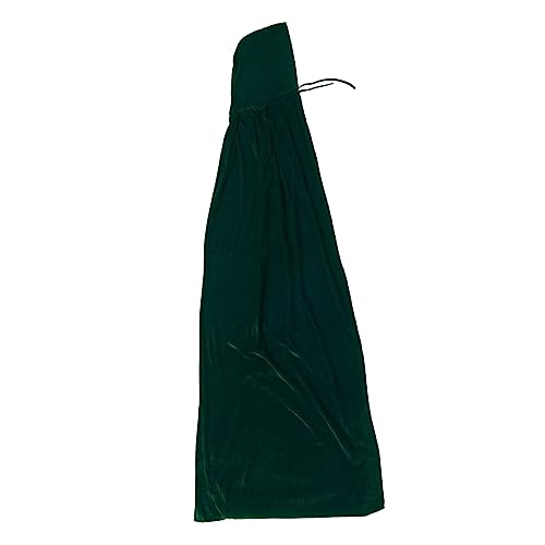 JEWEDECO 1stk Halloween-umhang Umhänge Bühnenumhang Zaubererrobe Erwachsener Umhang Halloween-kostüm Für Erwachsene Kap Halloween-Cosplay-kostüm Unisex-Mantel Kostüme Mäntel Samt Green von JEWEDECO