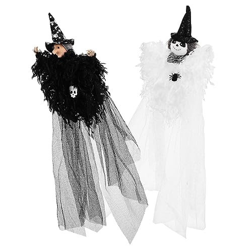 JEWEDECO 2 Stk Halloween-Ornamente halloween figuren halloween-figuren costume halloween halloweendeko halloweenkürbis Geister gefälscht Halloween-Dekoration Halloween-Geist-Requisiten von JEWEDECO