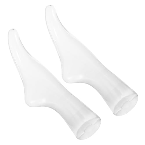 JEWEDECO 2St Fußpuppen-Requisiten Fuß Schaufensterpuppe Mannequin-Fußanzeige Fußpuppe für Socken Fußmodell Sockenmodell Fußpuppe für Fußkettchen Modell Fußsocken Polyethylen (Transparent von JEWEDECO