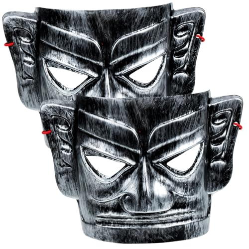 JEWEDECO 2St Tanzmaske blaue masken Eye-catching mask Charm display mask Party mask Kostüm Maske Maskerade Halbmaske Party-Maske Fotografie-Requisite Cosplay-Maske PVC Black von JEWEDECO