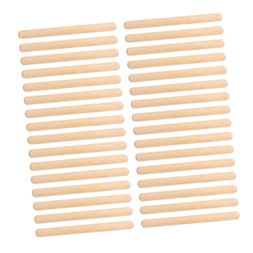 JEWEDECO 32St Lehrmittel für Musikinstrumente kinderinstrumente Kinder musikinstrumente Klanghölzer Trommelstöcke Rhythmus-Sticks musikalische Werkzeuge Musikinstrumente zum Austausch Holz von JEWEDECO