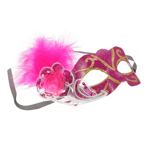 JEWEDECO Blumen Seitenmaske, Halloween Cosplay Maske, Maskenballmaske Für Partys, Maskenballmaske, Gefiedermaske Für Frauen, Gefiedermaske Für Cosplay, Gefiedermaske Für Partys, von JEWEDECO