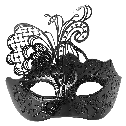 JEWEDECO Diamant Schmetterlingsmaske, Cosplay Maske, Tanzparty Requisite, Kostümmasken, Halbe Schmetterlingsmasken, Partyzubehör, Partymaske, Maskenballmaske Für Halloween, von JEWEDECO