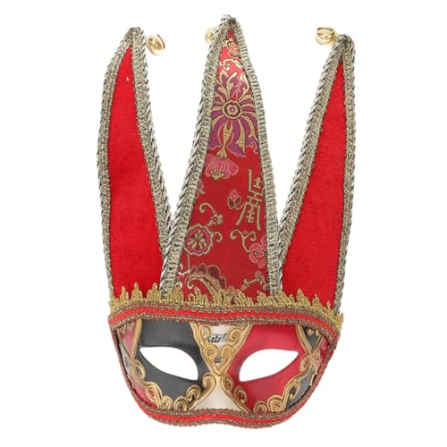 JEWEDECO Festivalmaske venezianischer Ball Halloween-Gesichtsabdeckung kreative Designmaske Männer venezianische Maske halloween masken halloweenmaske Halloween-Maske Karnevalsmaske Stoff von JEWEDECO