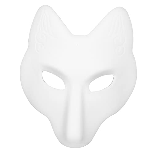 JEWEDECO Fuchs Maske Tierkostüm Maske Fuchsmaske für Teenager-Mädchen halloween costume halloween kleidung puppenzubehör halloween deko leere Tiermaske Fuchs-Maskerade-Maske für Frauen von JEWEDECO