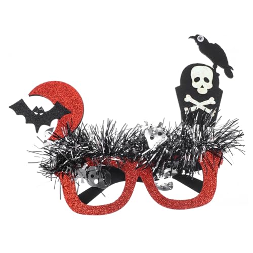 JEWEDECO Halloween-Brillen rahmen lustige Brille für Kinder coole Brille augenmaske halloween halloween-dekoration Halloween-Party liefert Kinder Halloween-Partygeschenke Plastik von JEWEDECO