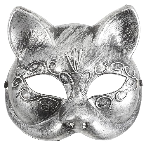 JEWEDECO Halloween-Fuchsmaske halloween costume halloween kleidung halloweenmaske hallowen masks Karnevalsmaske prop Maskenstütze halloween deko weibliche Maske einzigartige Maske Plastik von JEWEDECO