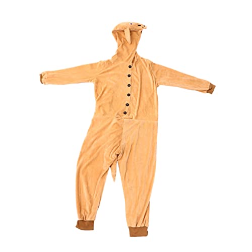 JEWEDECO Halloween Kostü Jumpsuit Cosplay Outfit Mit Kapuze Crystal Velvet Material Tiefes Größe Ideal Für Partys Und Auftritte Kinderkostü Für Anlässe von JEWEDECO