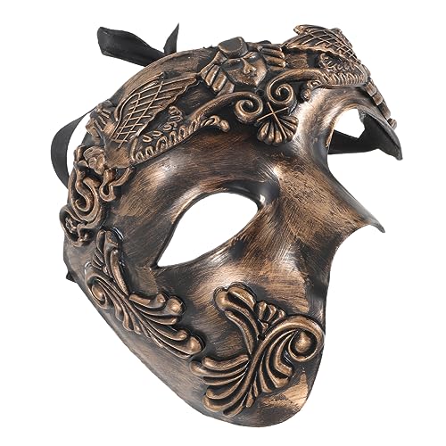 JEWEDECO Maskerade Masken Maske für Cosplay-Party Mann leuchtende Maske halloween masken halloweenmaske Römische Soldatenmaske für Halloween griechische Soldatenmaske für Cosplay Plastik von JEWEDECO