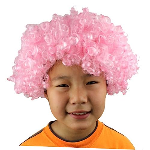 JEWEDECO Maskerade Perücke Echthaarperücken Halloween-Perücke Cosplay-Perücken bunte Perücken halloween perücke perücken für halloween pink wig cosplay wig Kostüm Perücke Frisur-Cosplay von JEWEDECO