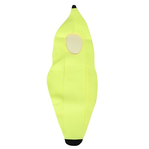 JEWEDECO Obstkostüm für Kinder Cosplay Kinder Kinderbühne Outfit Kinderkostüme für Bühne Obstkostüme für Erwachsene Bananenkostüm für Erwachsene für Herren Kostüm Polyester Yellow von JEWEDECO