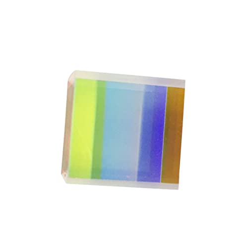 JEWEDECO Optisches Prisma 20x20x20mm RGB Dispersion Würfel Für Physikunterricht Und Kunstdekoration Ideales Für Lichtexperimente Und Optische Effekte von JEWEDECO