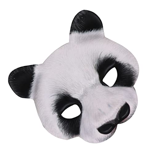 JEWEDECO Panda-Maske Tier-Cosplay-Maske halbmaske halloween Halloween-Party-Masken Tiermasken costume de halloween halloweenkostüme Halloween-Partydekoration Tiermaske für Frauen Eva Weiß von JEWEDECO